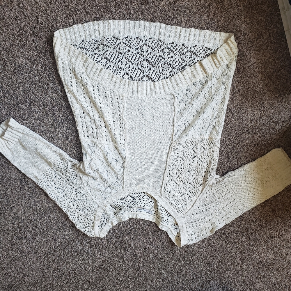 Maurices plus size 2 Lace Sweater